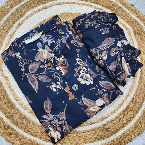 Premium 1st Quality Soft Rayon CO-Ord Set (Aline Top Plazzo Bottom) | TS2932